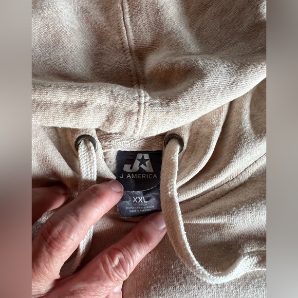 Christmas fleece hoodie , with custom bejeweled design. XXL - Picture 3 of 4